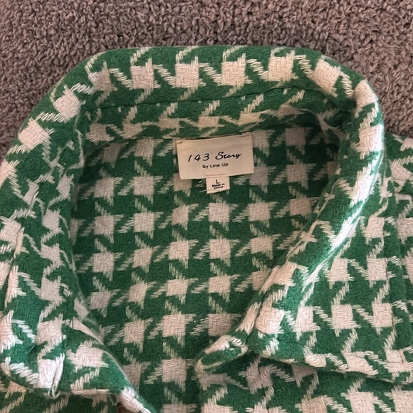 NWOT long shacket. Wool blend size L - Picture 2 of 3